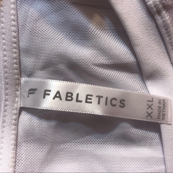 Fabletics Monet Back Tie Back Tank Top XXL White EUC - Picture 13 of 16